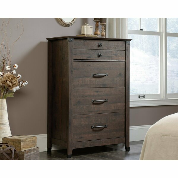 Sauder Carson Forge 4-Drawer Chest Cfo , Safety tested for stability to help reduce tip-over accidents 419081